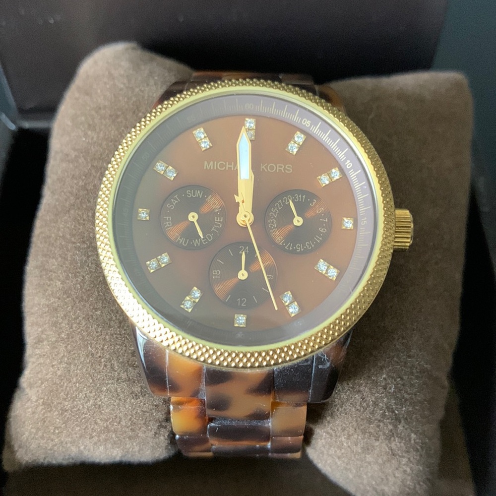 Michael Kors Tortise watch